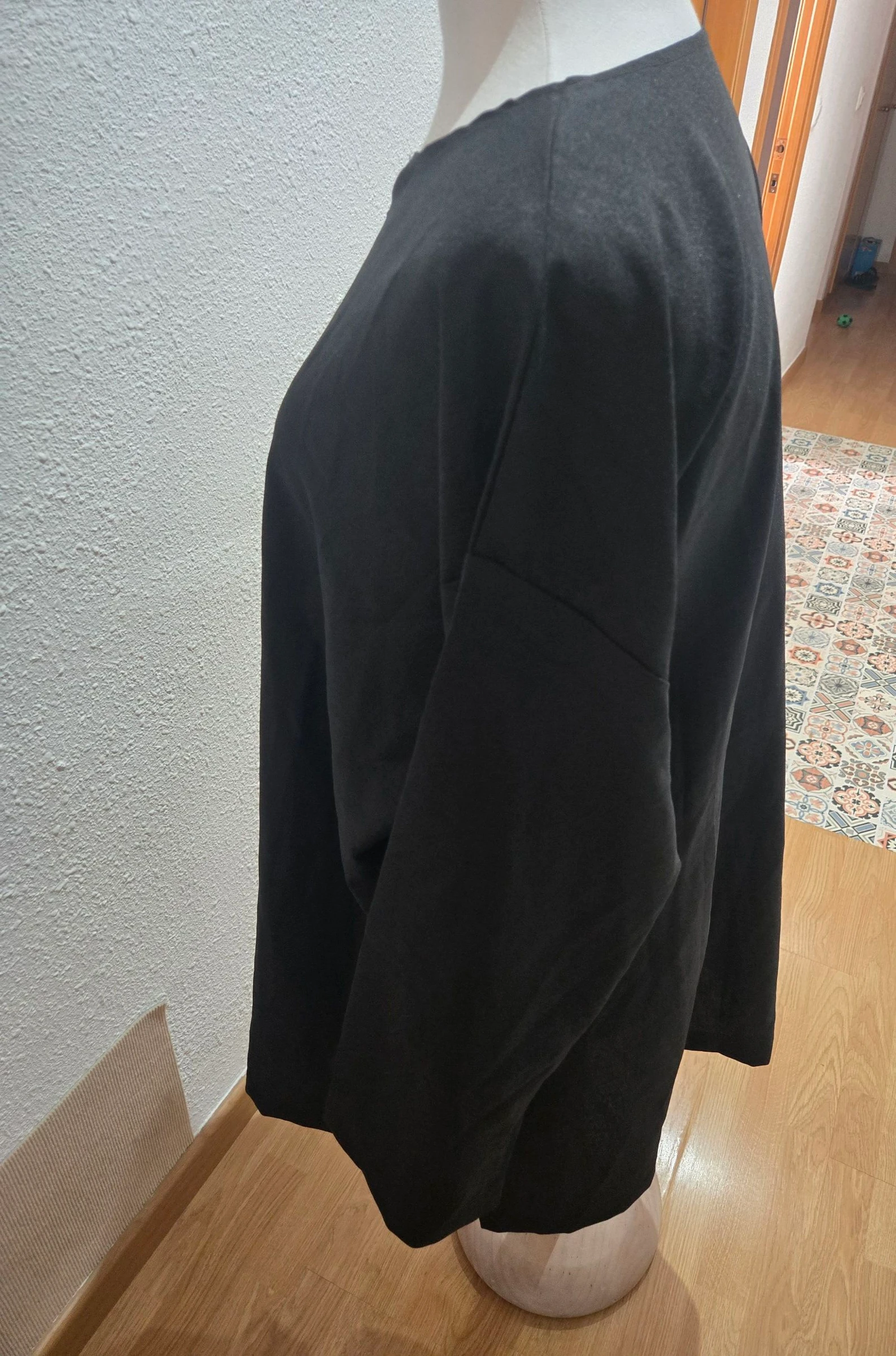Vestido túnica preto 4xl – photo 4